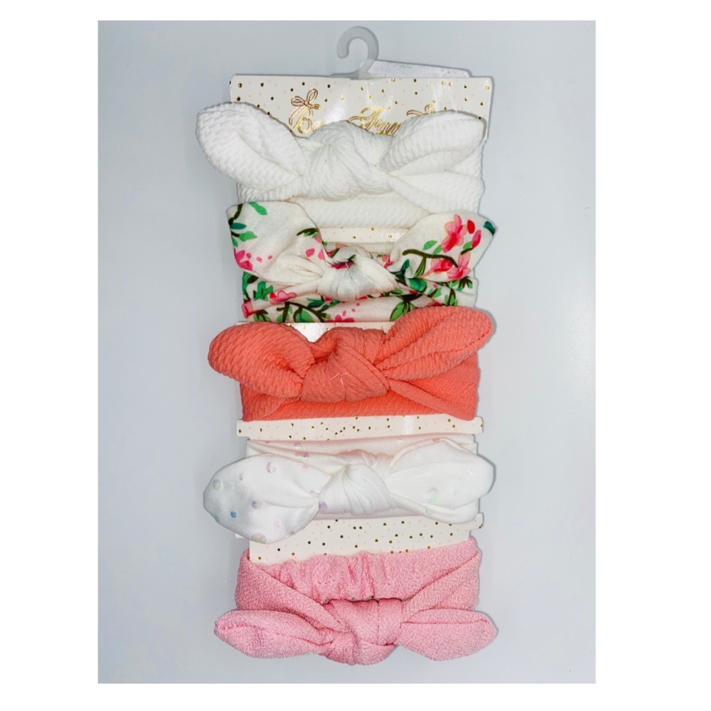 New 5 pack baby headband set